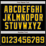 Custom Black Gold-Gray Authentic Baseball Jersey
