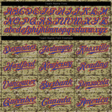 Custom Camo Royal-Orange Authentic Salute To Service Baseball Jersey