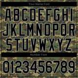 Custom Stitched Camo Black-Gray Sports Pullover Sweatshirt Salute To Service Hoodie
