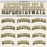 Custom Cream Navy-Gold Authentic Drift Fashion Baseball Jersey