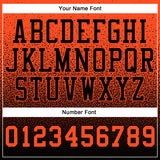 Custom Stitched Black Orange Fade Fashion Sports Pullover Sweatshirt Hoodie
