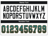 Custom Teal Black-Old Gold Mesh Drift Fashion Football Jersey