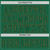 Custom Kelly Green Kelly Green-Old Gold Authentic Baseball Jersey