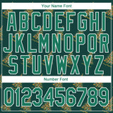 Custom Stitched Kelly Green Kelly Green-White Christmas 3D Sports Pullover Sweatshirt Hoodie