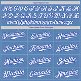 Custom Light Blue White-Royal Authentic Baseball Jersey
