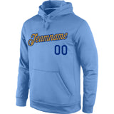 Custom Stitched Light Blue Old Gold-Royal Sports Pullover Sweatshirt Hoodie