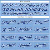 Custom Light Blue Royal-Gold Authentic Baseball Jersey