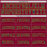 Custom Maroon Navy-Gold Authentic Throwback Basketball Jersey