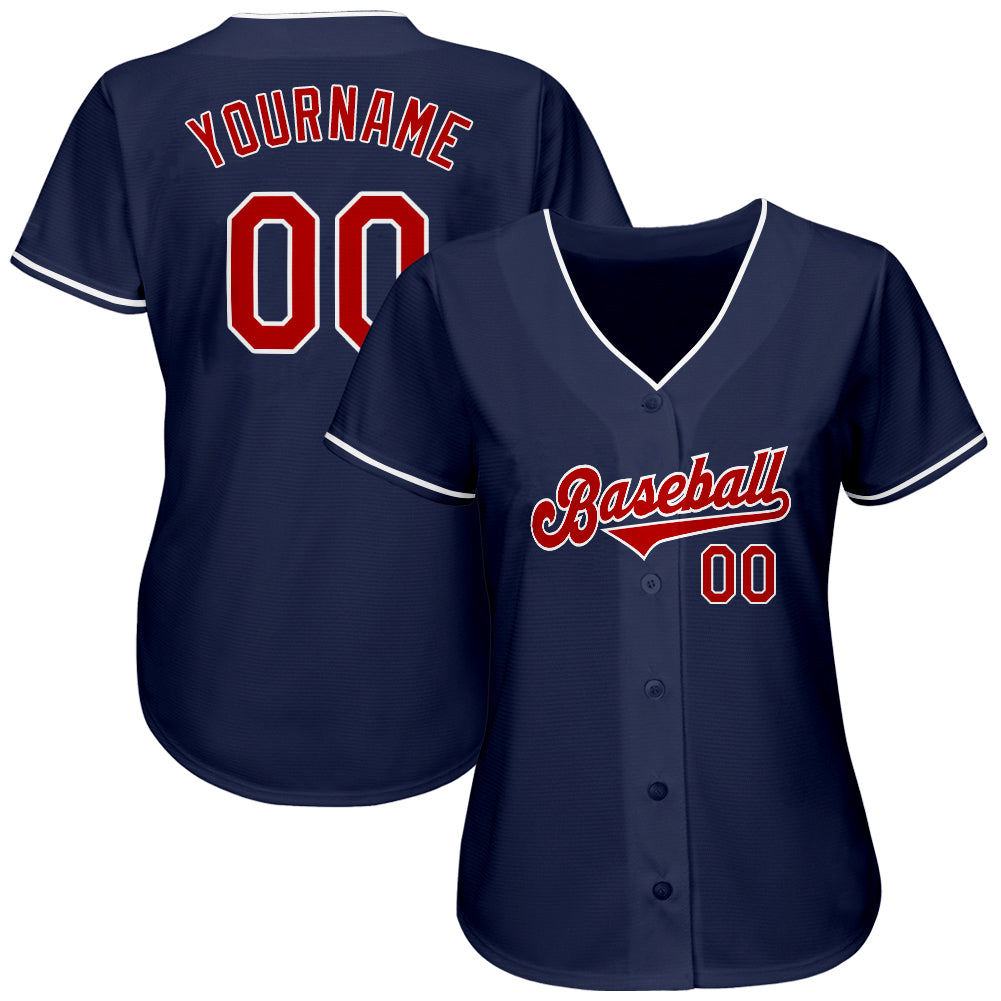 Red white and blue baseball jersey shop