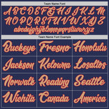 Custom Navy Old Gold-Red Authentic Throwback Basketball Jersey