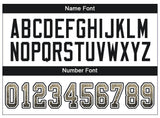 Custom Vegas Gold Black-White Mesh Drift Fashion Football Jersey
