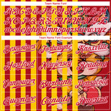 Custom Red Red-White 3D Pattern Design Cute Tiger Authentic Baseball Jersey