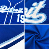 Custom Royal Royal-White Authentic Baseball Jersey