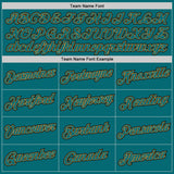 Custom Stitched White Aqua-Old Gold Split Fashion Sports Pullover Sweatshirt Hoodie
