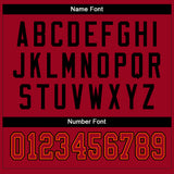 Custom White Red-Black Mesh Split Fashion Football Jersey