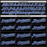 Custom Black Royal-Gray Authentic Split Fashion Baseball Jersey