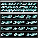 Custom Black Teal-Gray Authentic Split Fashion Baseball Jersey