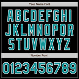 Custom Black Teal-Purple Authentic Split Fashion Baseball Jersey
