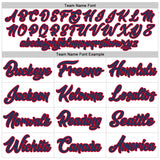 Custom White Red-Navy Authentic Throwback Basketball Jersey