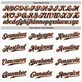 Custom White Black Pinstripe Black-Orange Sports Pants