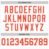 Custom White Orange-Royal Authentic Throwback Basketball Jersey