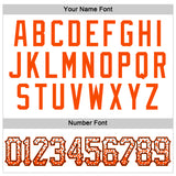 Custom White Orange-Black Authentic Drift Fashion Baseball Jersey