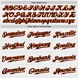 Custom White Black-Orange Authentic Baseball Jersey