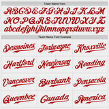 Custom White Royal-Red Authentic Baseball Jersey